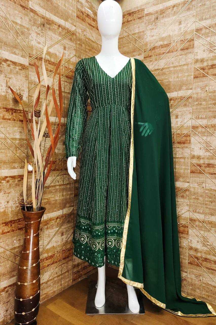 YNF FAUX GEORGETTE KSB 103-B SUITS & DRESSES WHOLESALE LADIES DRESSES EMBROIDERY SUITS EMANUFACTURER