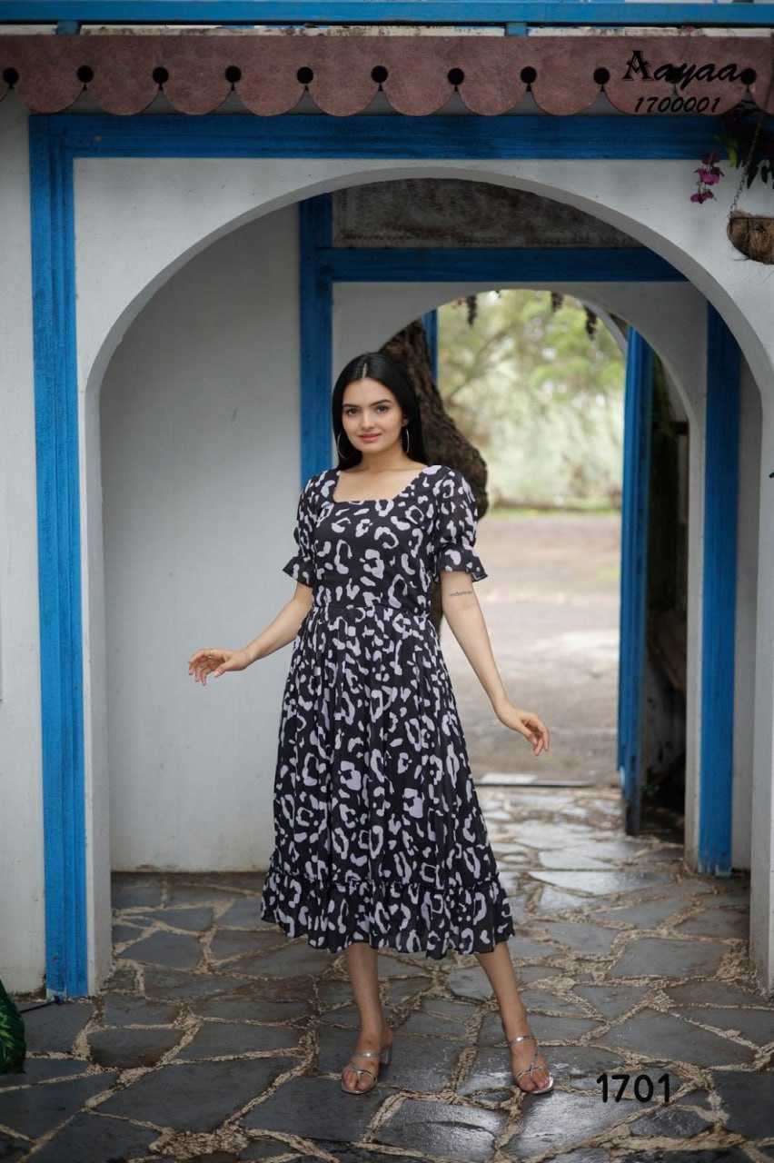 YNF FAUX GEORGETTE KSB 1703 KURTIS WHOLESALE FESTIVE PRINTED KURTIS MANUFACTURER 