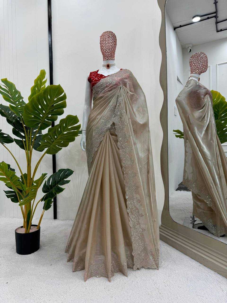YNF JIMMY CHOO RIN133 500 SAREES WHOLESALE JIMMY CHOO PARTY WEAR FANCY RAKHI SAREES MANUFACTURER   
