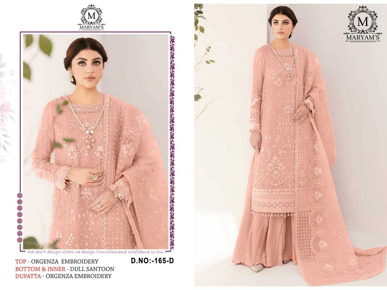 YNF ORGANZA KAL 165 SUITS & DRESSES WHOLESALE UNSTITCHED SUITS EMANUFACTURER