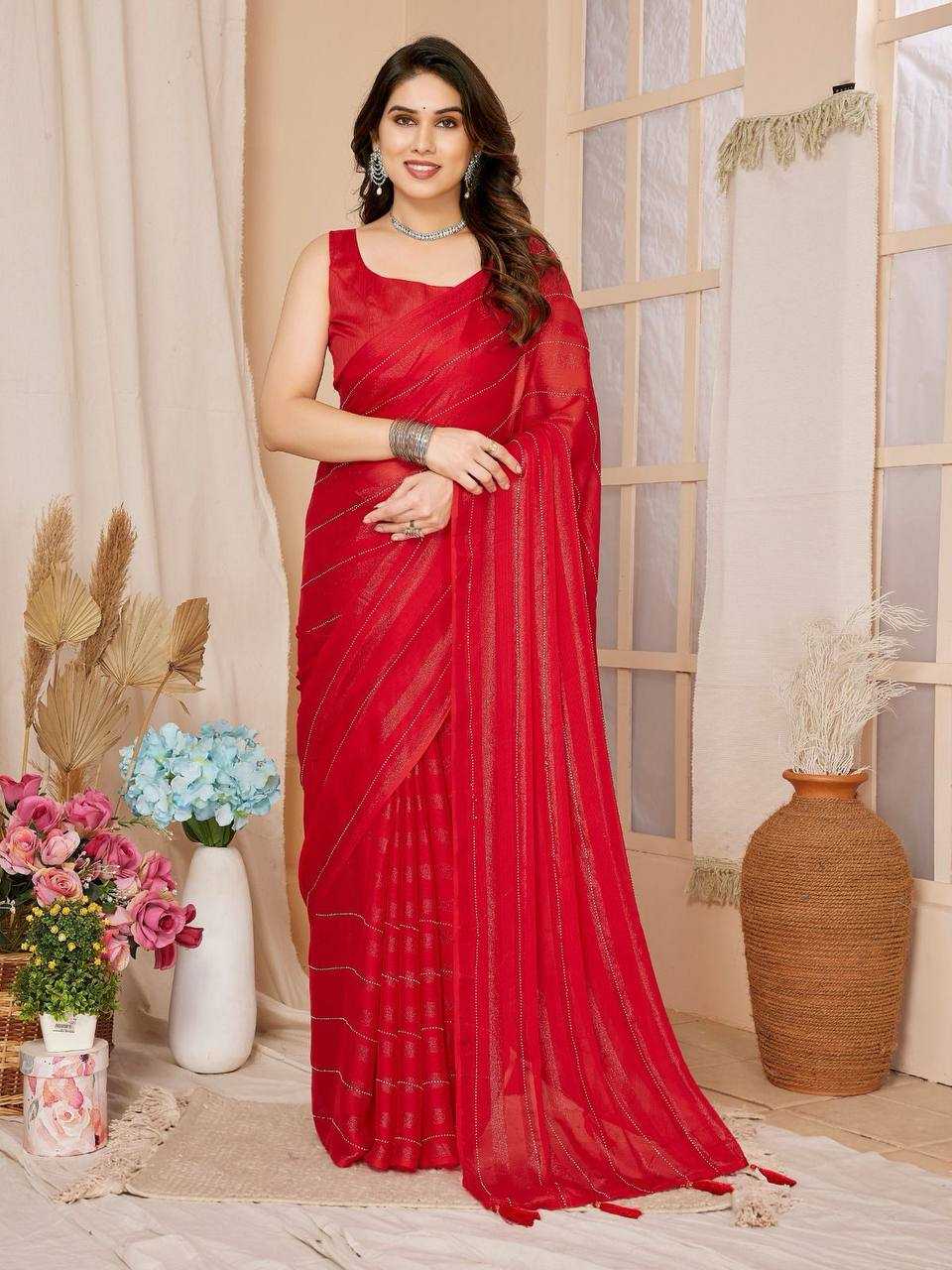 YNF RIM ZIM SILK RVL 08 SAREES WHOLESALE FANCY READY TO WEAR PRE DRAPED SAREES MANUFACTURER   