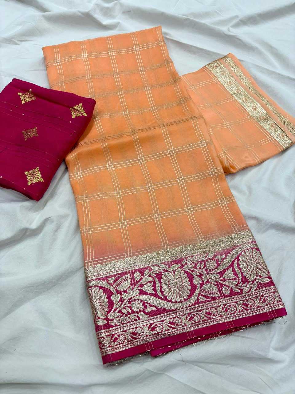 YNF RUSSIAN SILK RUN 2D SILK SAREES WHOLESALE HEAVY SILK SOFT SILK SOUTH INDIAN SAREES MANUFACTURER 