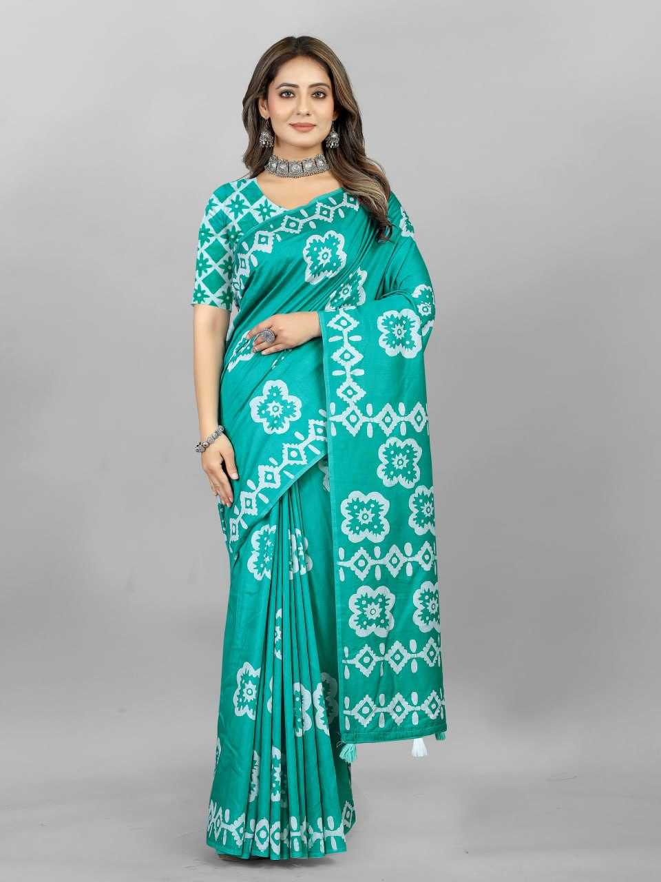 YNF BATIK SRRT HAND WAX BATIK5 SAREES WHOLESALE PRINTED LADIES BATIK SAREES MANUFACTURER