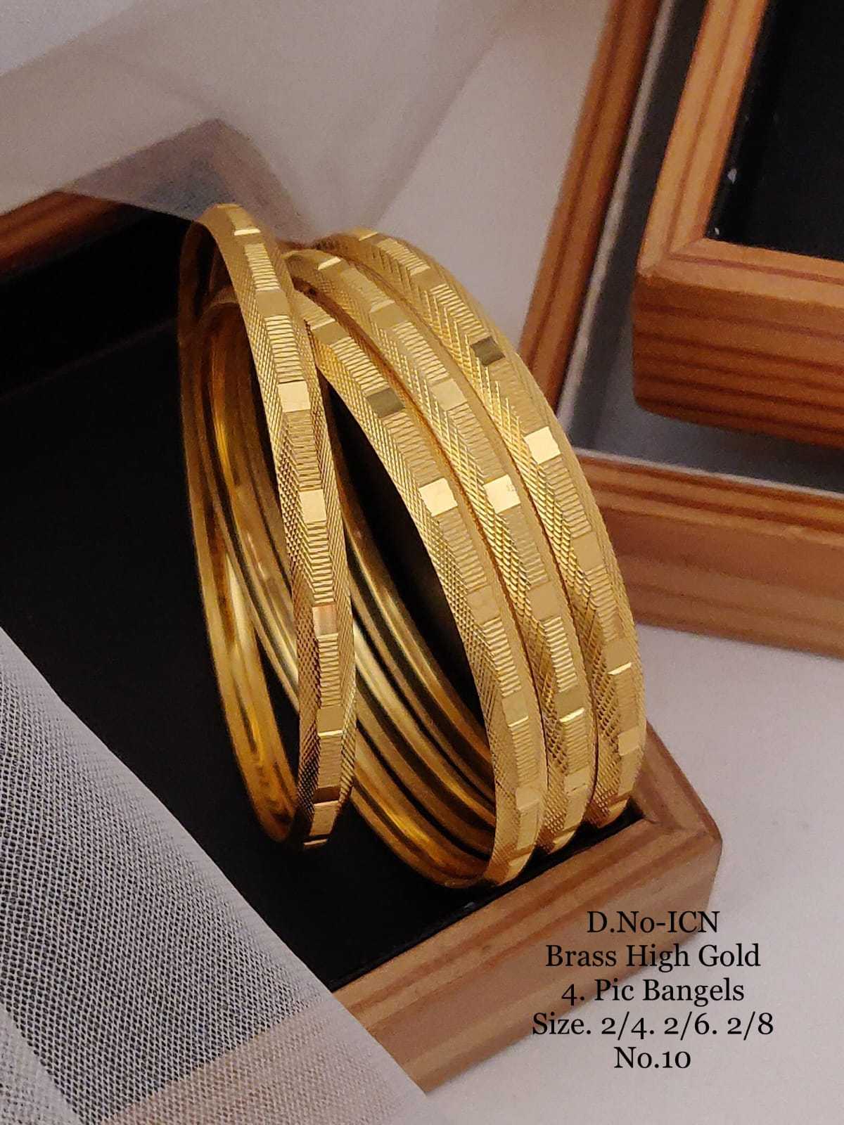 YNF BRASS  51A WOMENS JEWELLERY WHOLESALE BRASS GOLD BANGLES MANUFACTURER 