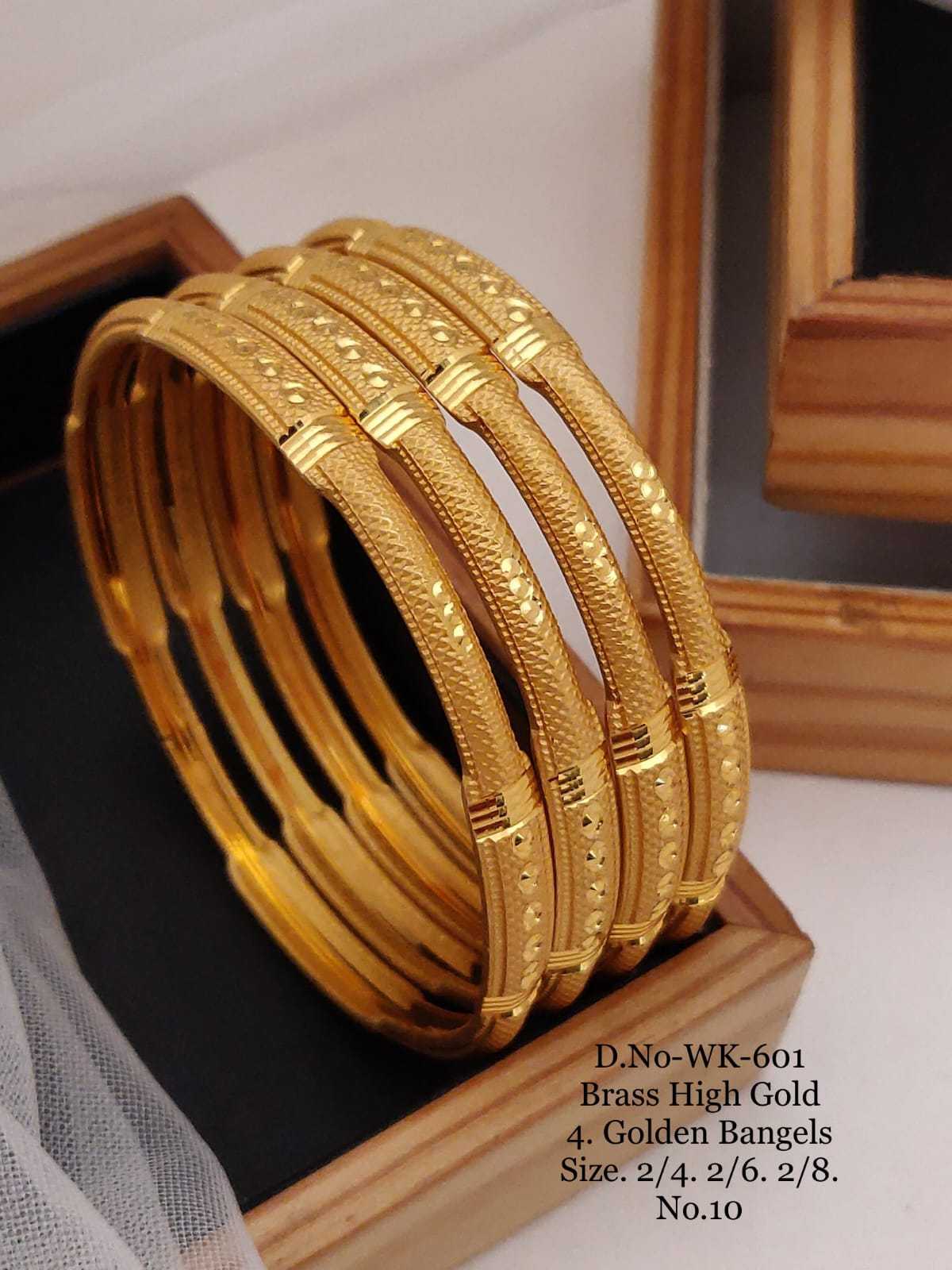 YNF BRASS  54A WOMENS JEWELLERY WHOLESALE BRASS GOLD BANGLES MANUFACTURER 