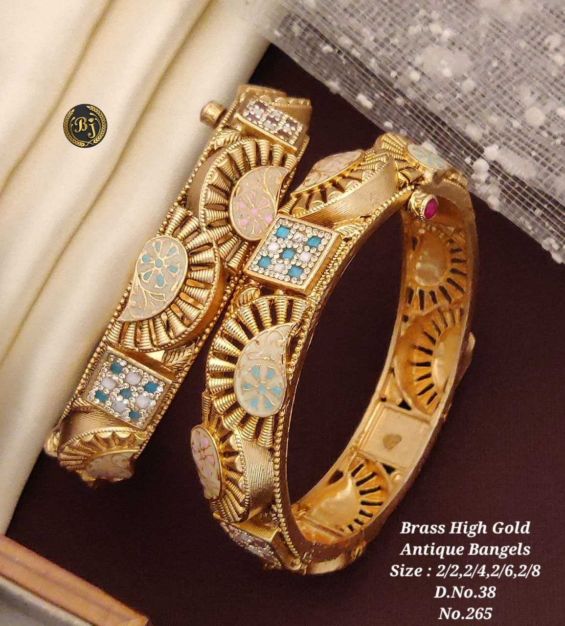 YNF BRASS BANGLES27 WOMENS JEWELLREY WHOLESALE RAJWADI BANGLES MANUFACTURER