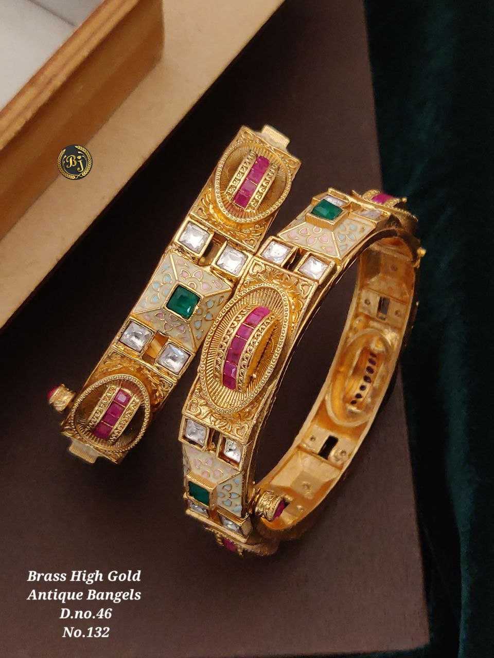 YNF BRASS BANGLES34 WOMENS JEWELLREY WHOLESALE RAJWADI BANGLES MANUFACTURER