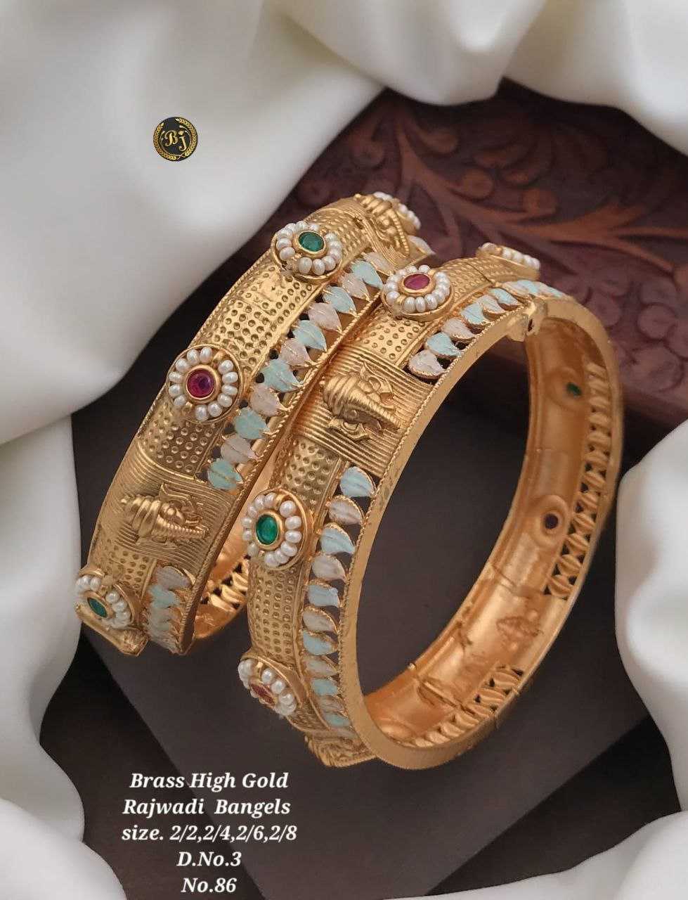 YNF BRASS BANGLES38 WOMENS JEWELLREY WHOLESALE RAJWADI BANGLES MANUFACTURER