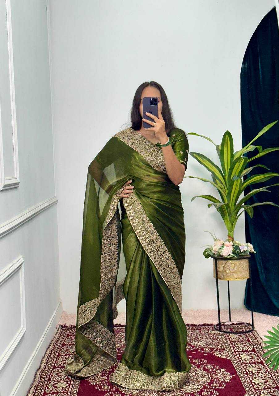 YNF BURBERRY SILK RST 475 SAREES WHOLESALE FANCY LACE BORDER SAREES MANUFACTURER