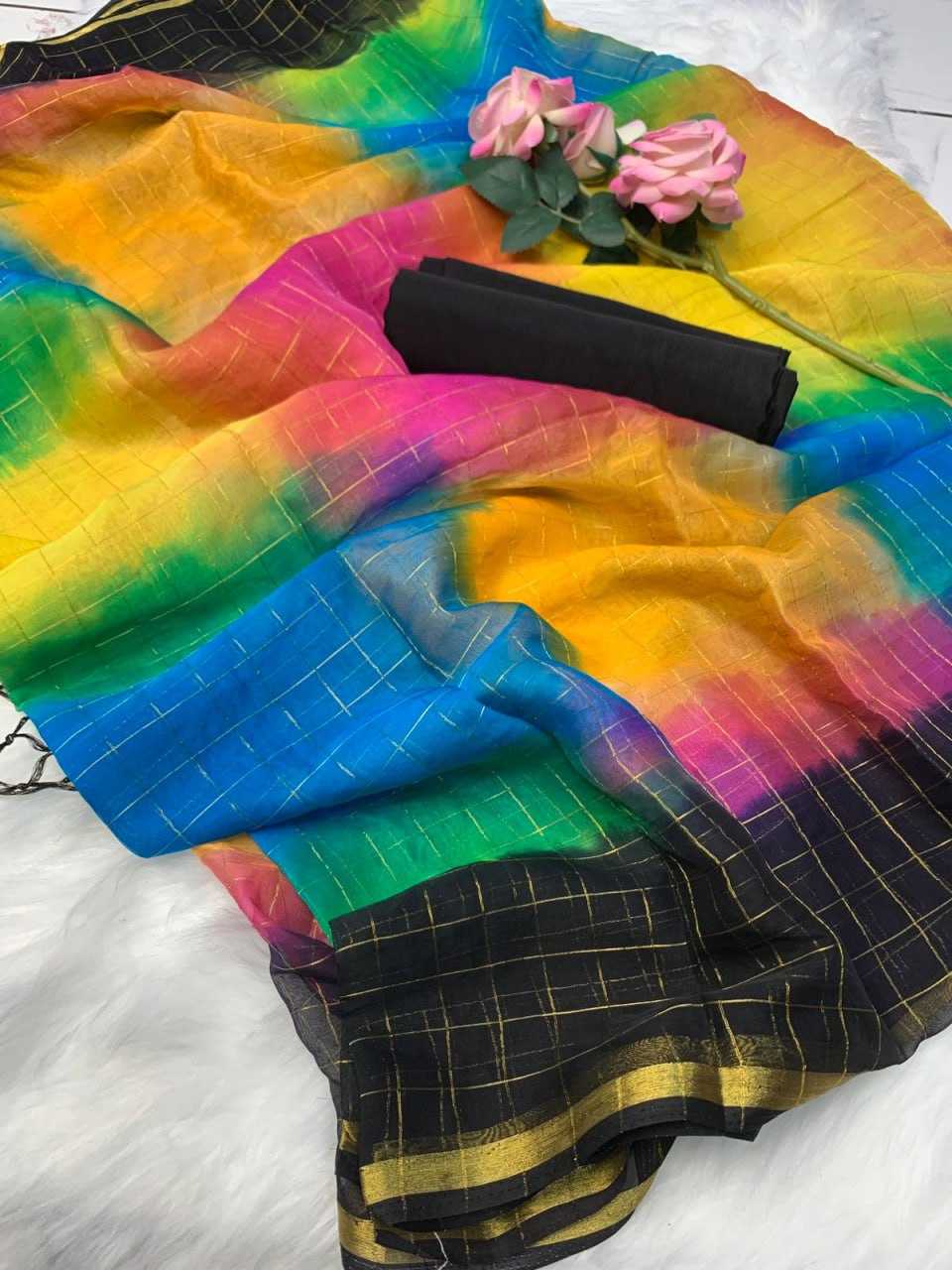 YNF CHIFFON RWC 41 SAREES WHOLESALE FANCY INDIAN CHIFFON  SAREES MANUFACTURER