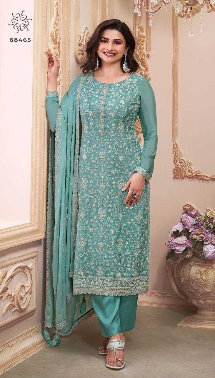 YNF CHINON SILK KSB 68466 SUITS & DRESSES WHOLESALE UNSTITCHED SUITS MANUFACTURER