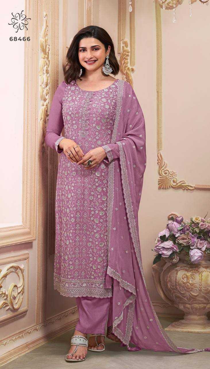 YNF CHINON SILK KSB 68466 SUITS & DRESSES WHOLESALE UNSTITCHED SUITS MANUFACTURER