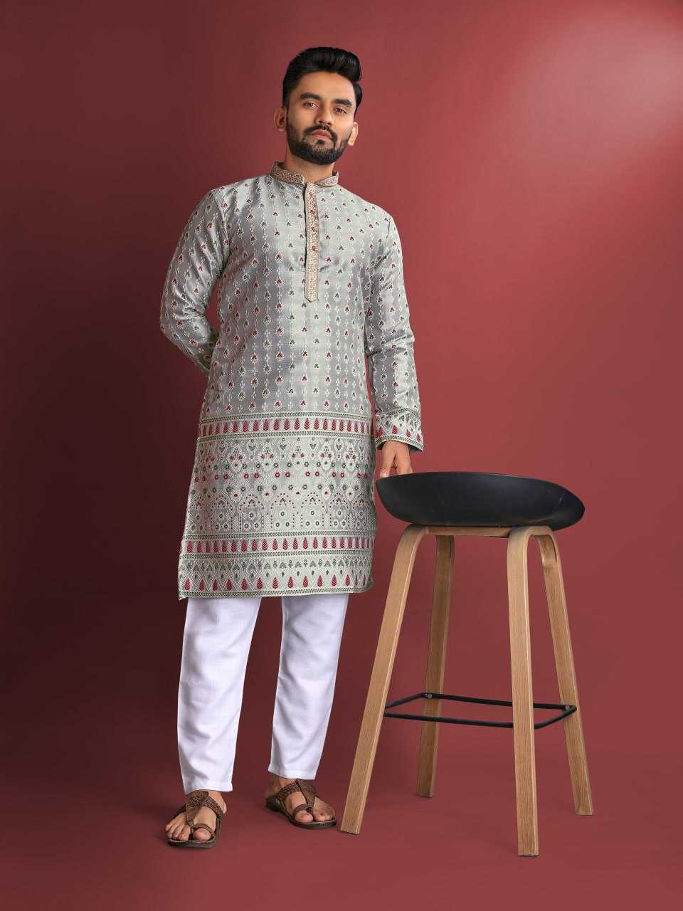 YNF COTTON RBV MANYAVAR MENS WEAR WHOLESALE MENS KURTA PYJAMA MANUFACTURER