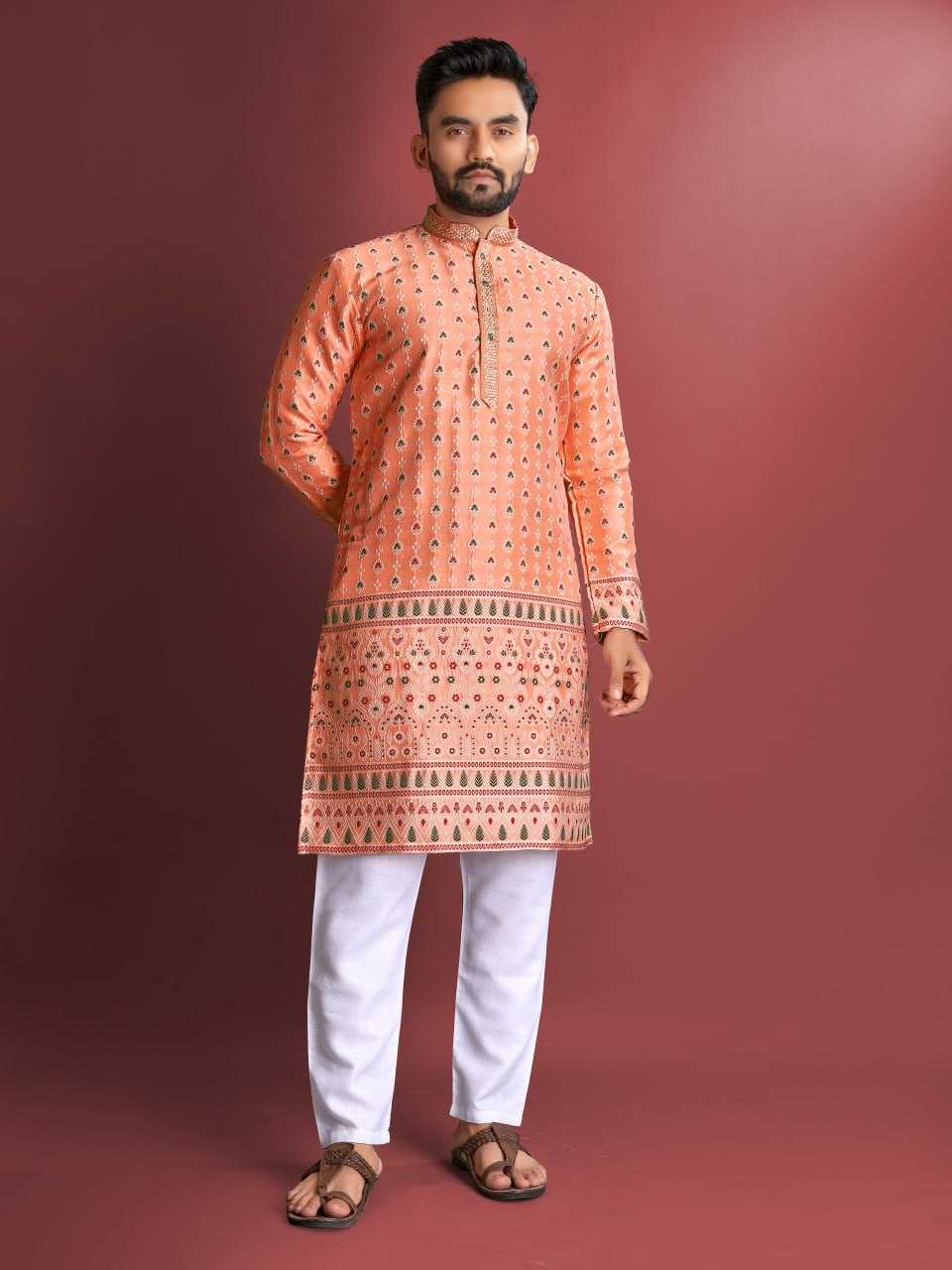 YNF COTTON RBV MANYAVAR MENS WEAR WHOLESALE MENS KURTA PYJAMA MANUFACTURER