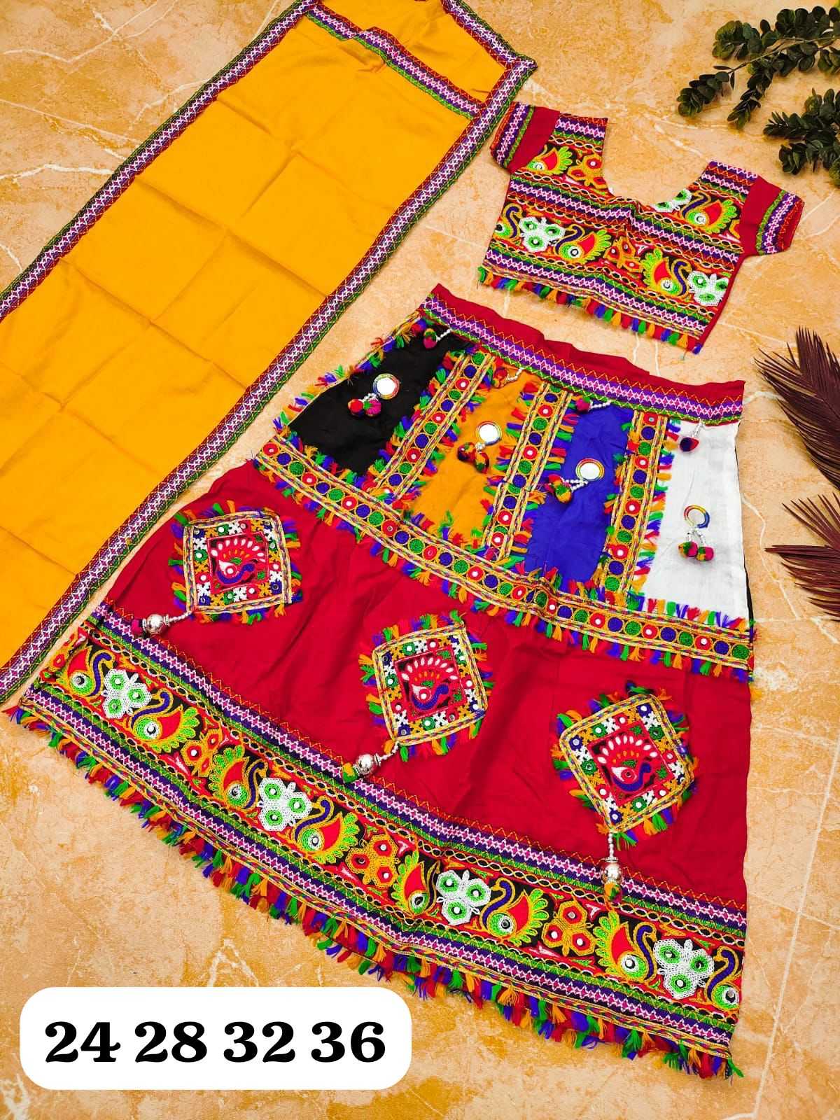 YNF COTTON REF 33 KIDS WEAR WHOLESALE KIDS LEHENGAS MANUFACTURER