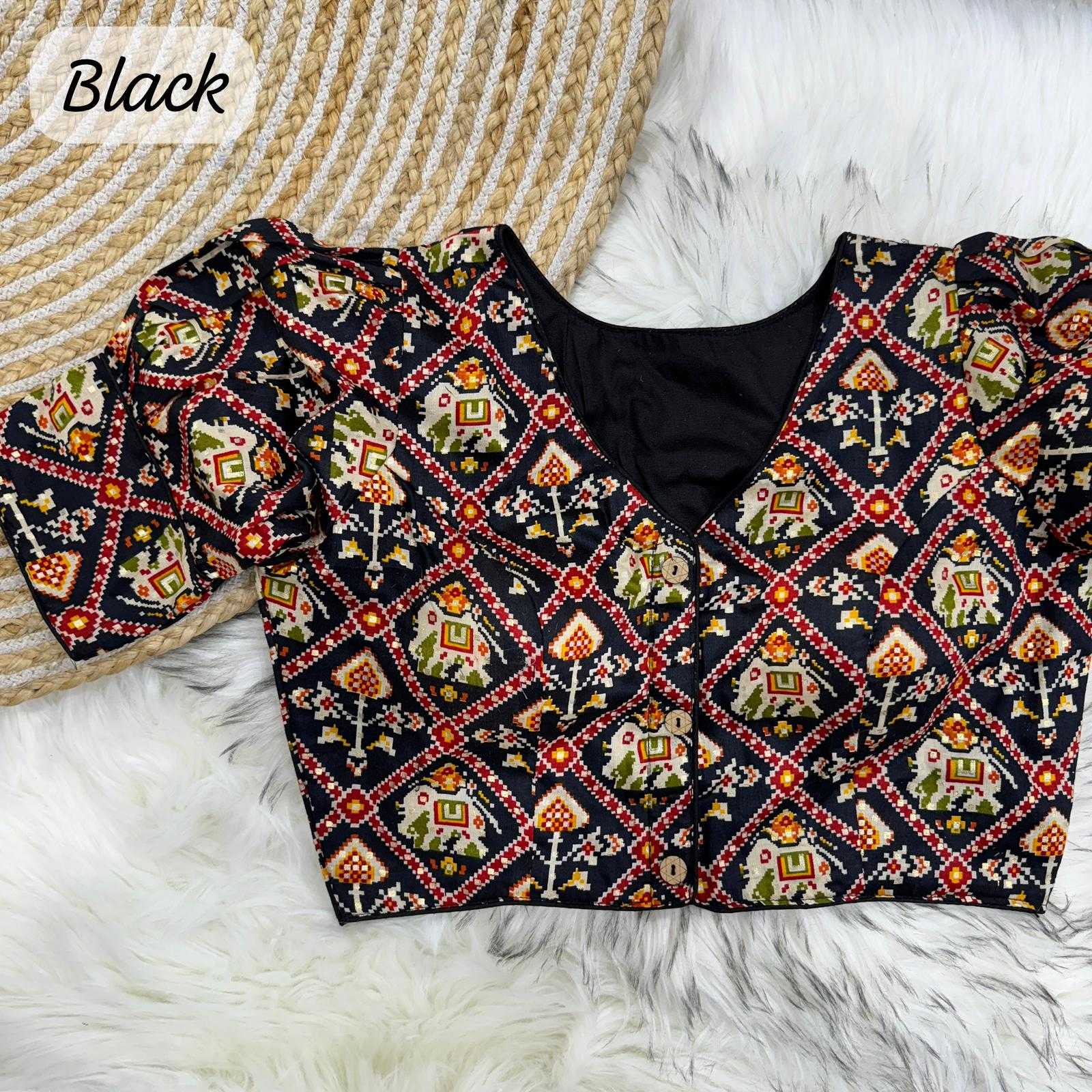 YNF COTTON RRK 04 READYMADE BLOUSE WHOLESALE PRINTED BLOUSE MANUFACTURER