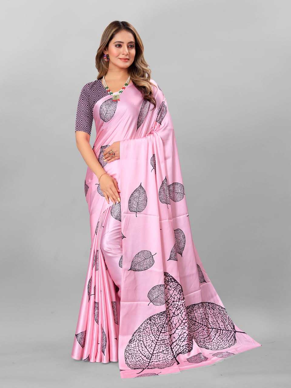 YNF CREPE SRRT JAPAN CRAPE1 SAREES WHOLESALE PRINTED LADIES CREPE SATIN SAREES MANUFACTURER