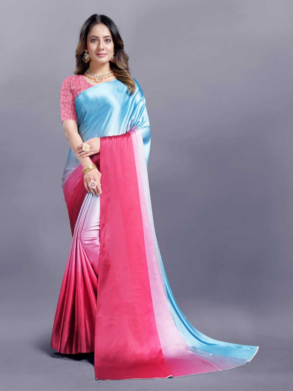 YNF CREPE SRRT JAPAN CRAPE2 SAREES WHOLESALE PRINTED LADIES CREPE SATIN SAREES MANUFACTURER