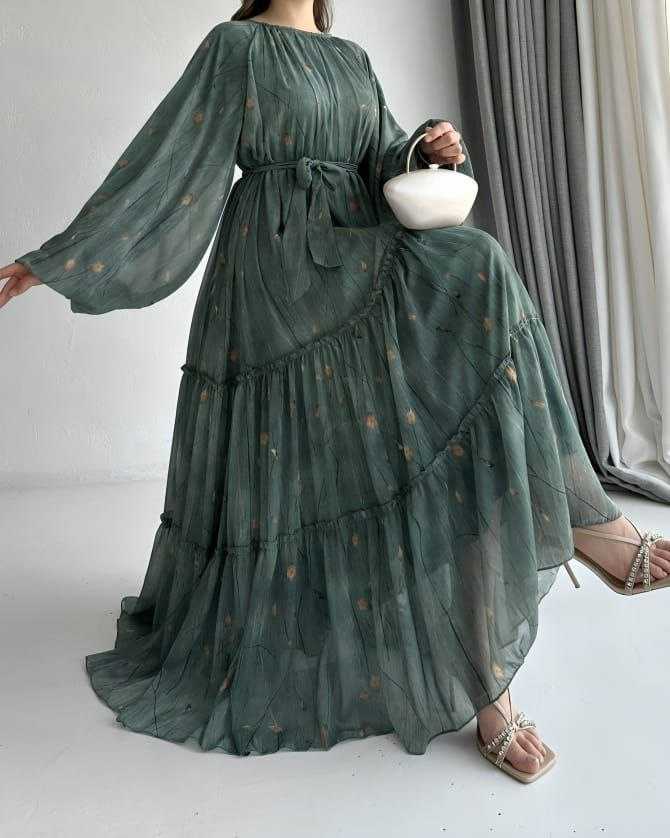 YNF GEORGETTE JHC 06 ISLAMIC CLOTHING WHOLESALE ABAYA MANUFACTURER