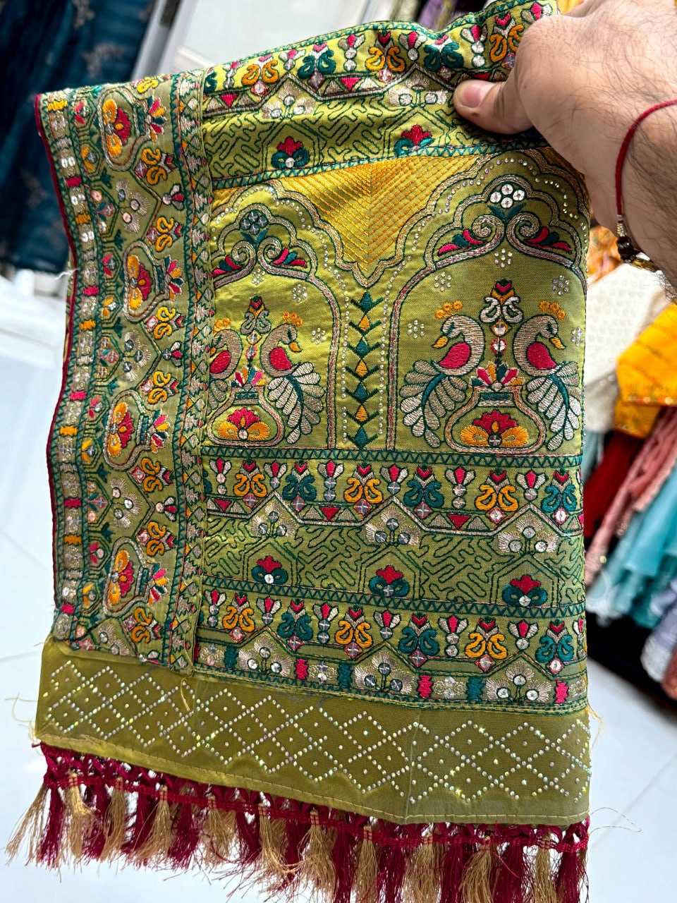 YNF KANJIVARAM SILK RSRM 8596 SAREES WHOLESALE EMBROIDERY KASHMIRI STONE WORK SAREES MANUFACTURER