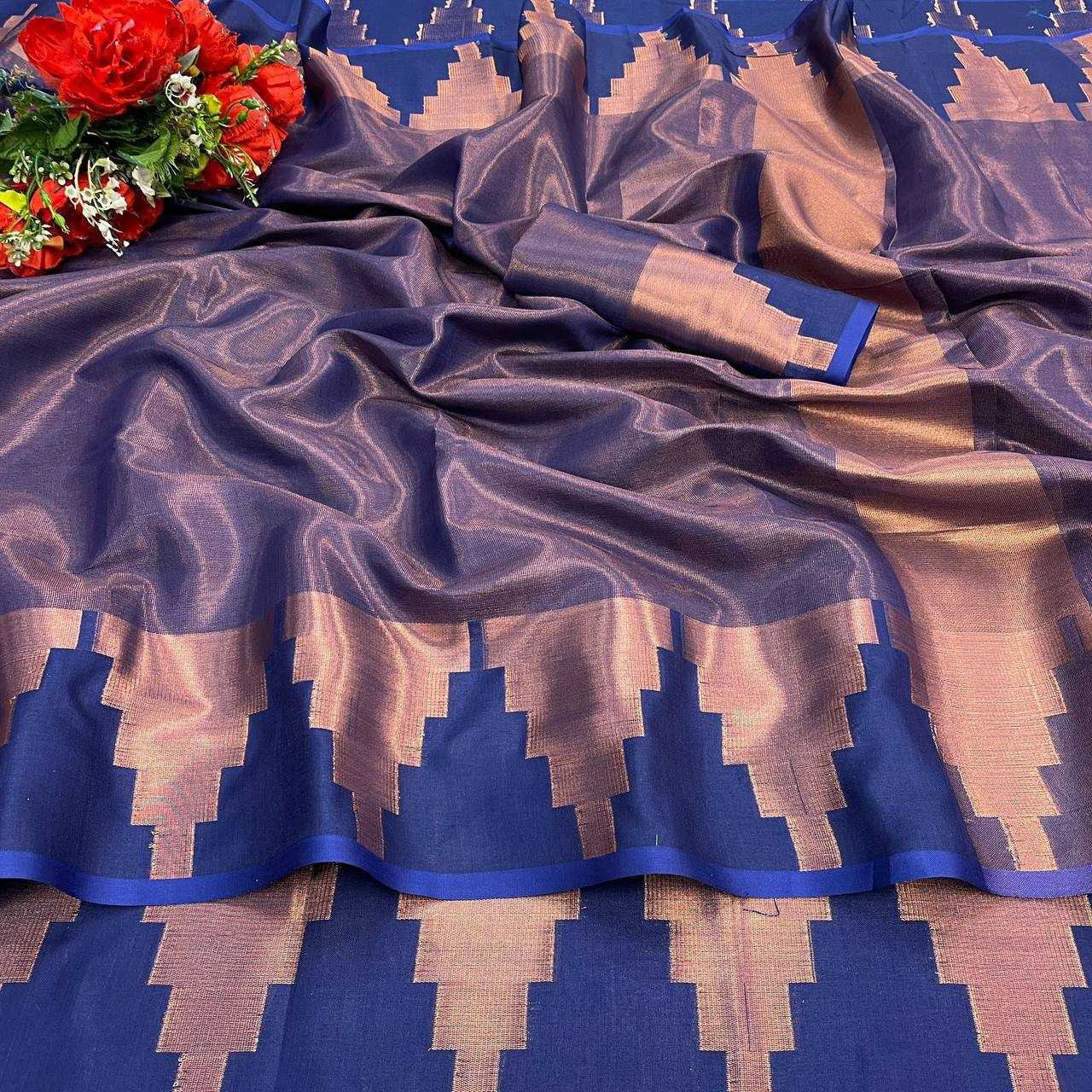 YNF KANJIVARAM SILK RVR COPPER TEMPLE-B SILK SAREES WHOLESALE KANJEEVARAM SOFT SILK TRADITIONAL SAREES MANUFACTURER