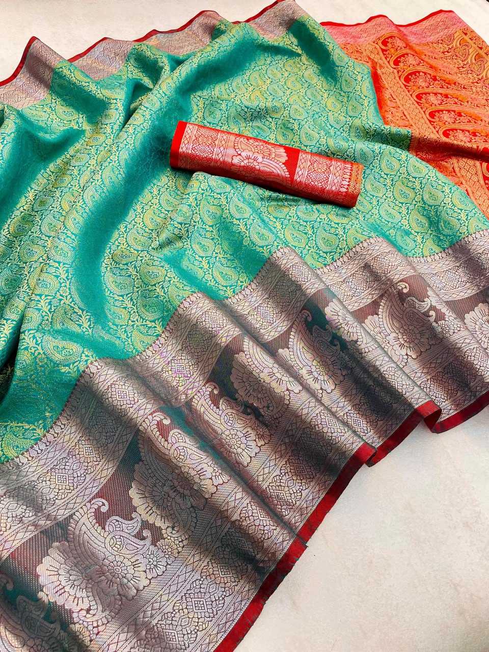 YNF KANJIVARAM SILK RVV 19 SILK SAREES WHOLESALE KANJEEVARAM SOFT SILK PATTU SAREES MANUFACTURER