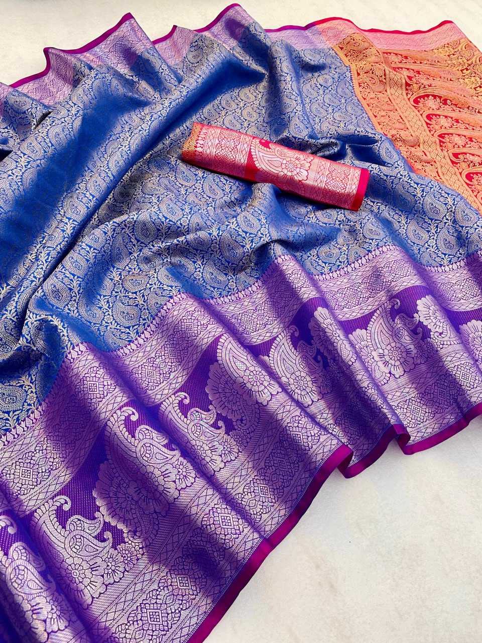 YNF KANJIVARAM SILK RVV 19 SILK SAREES WHOLESALE KANJEEVARAM SOFT SILK PATTU SAREES MANUFACTURER