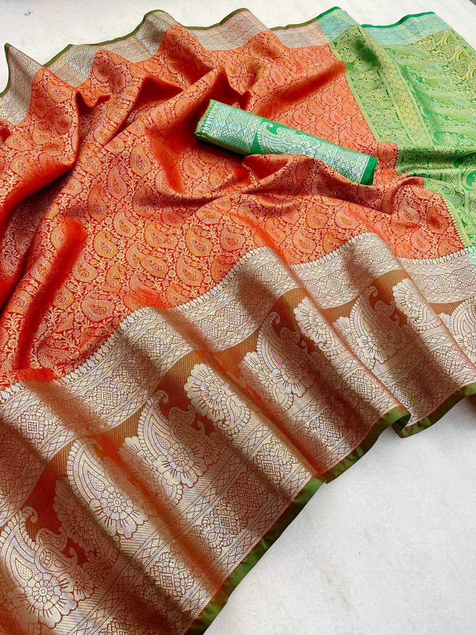 YNF KANJIVARAM SILK RVV 19 SILK SAREES WHOLESALE KANJEEVARAM SOFT SILK PATTU SAREES MANUFACTURER