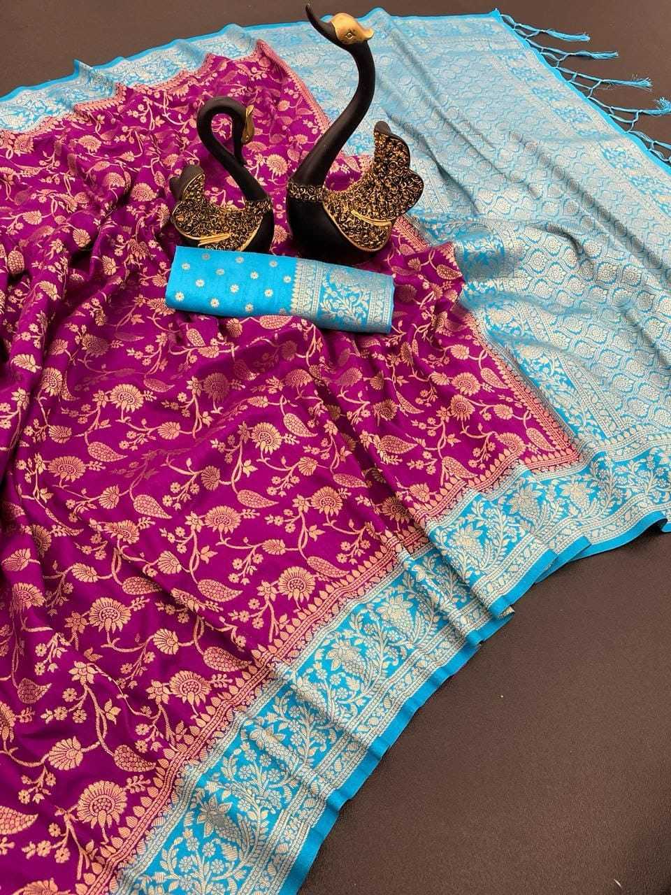 YNF KHADI RLC 95 SILK SAREES WHOLESALE BANARASI SILK SOFT SILK KHADI SILK TRADITIONAL SAREES MANUFACTURER