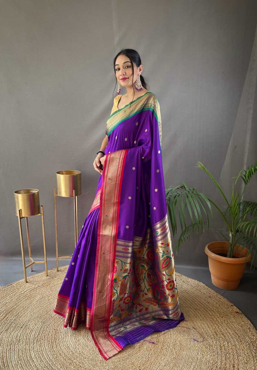 YNF PAITHANI SILK RHO SONPARI SILK SAREES WHOLESALE PAITHANI SOFT SILK TRADITIONAL SAREES MANUFACTURER