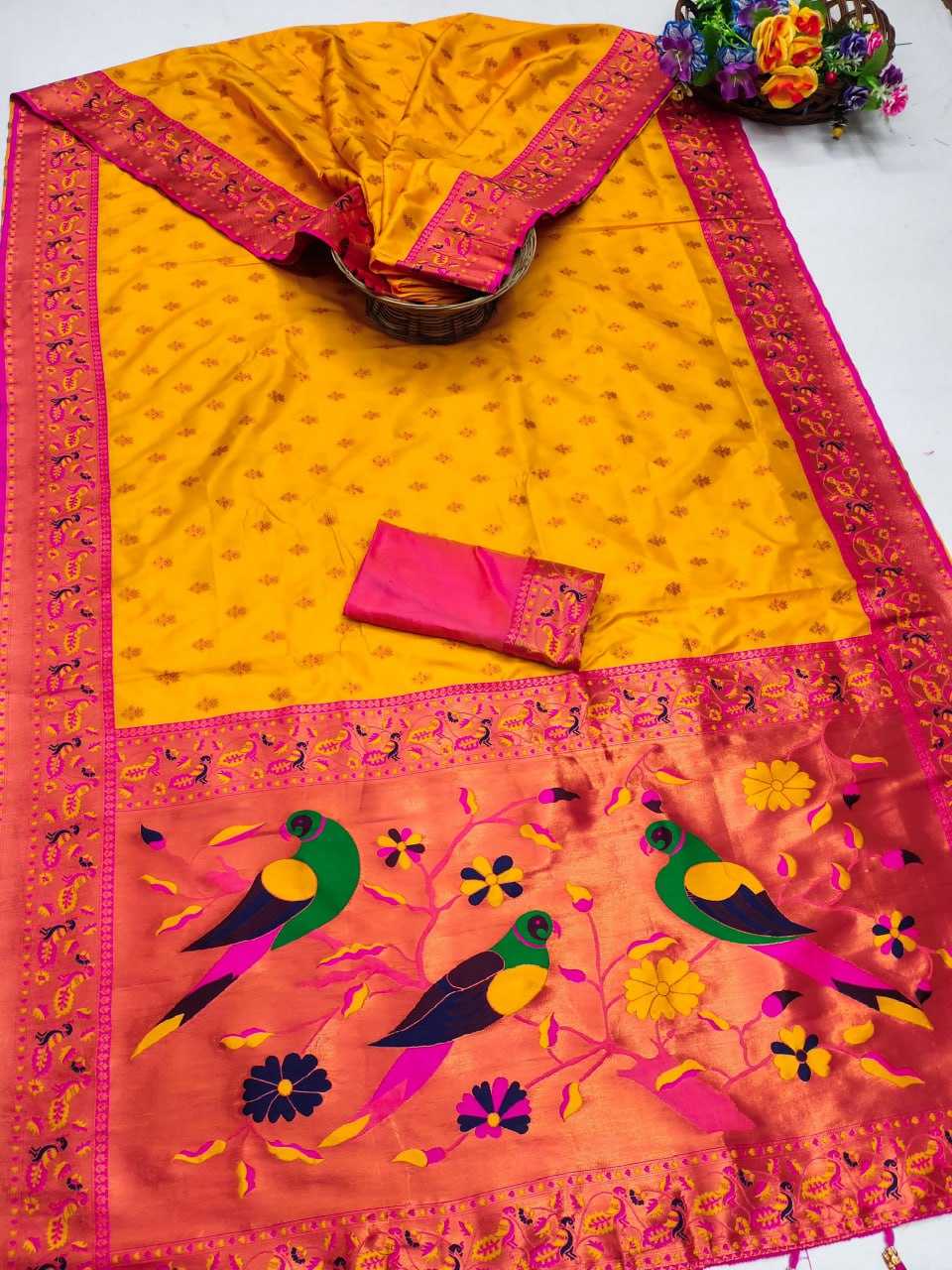 YNF PAITHANI SILK RMNX GANGORTI PAITHANI SILK SAREES WHOLESALE PAITHANI SOFT SILK TRADITIONAL SAREES MANUFACTURER