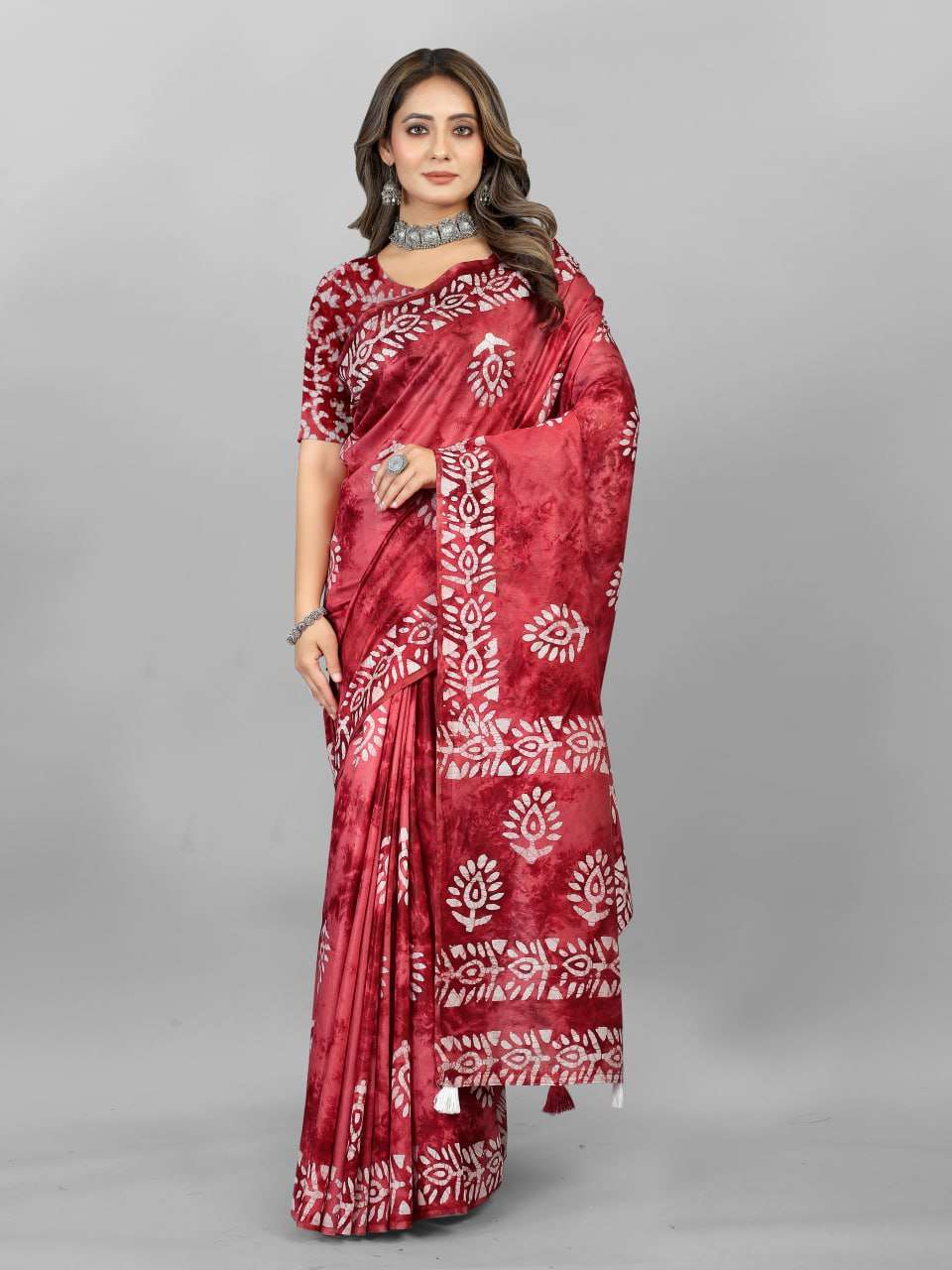 YNF BATIK SRRT HAND WAX BATIK PRIZOM SAREES WHOLESALE PRINTED LADIES BATIK SAREES MANUFACTURER