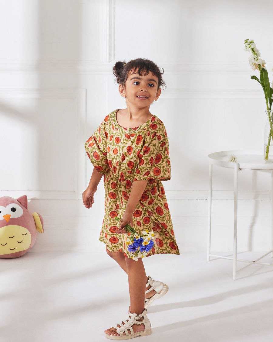 YNF RAYON BAB 35 KIDS WEAR WHOLESALE KIDS FROCKS MANUFACTURER