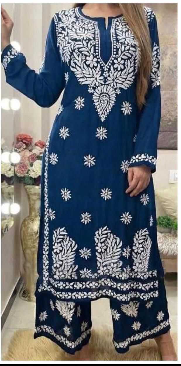 YNF RAYON KMD 40 KURTIS WHOLESALE RAYON KURTIS WITH BOTTOM EMBROIDERED KURTIS MANUFACTURER