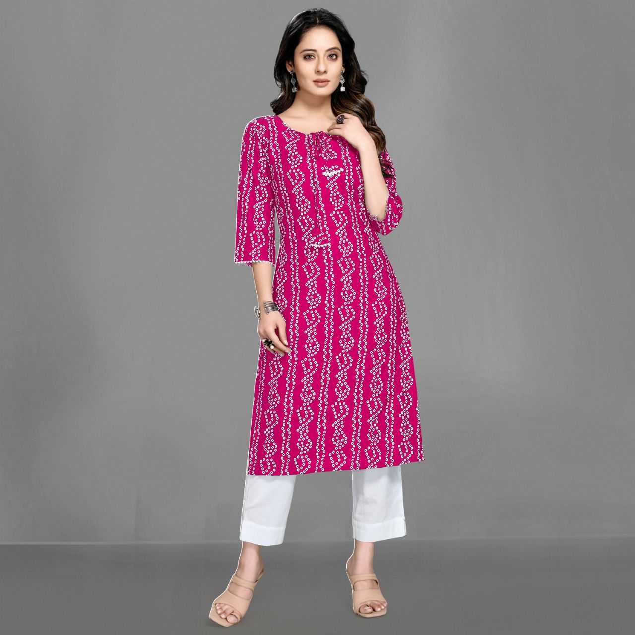 YNF RAYON PRI 1017 KURTIS WHOLESALE PRINTED RAYON LADIES KURTIS MANUFACTURER