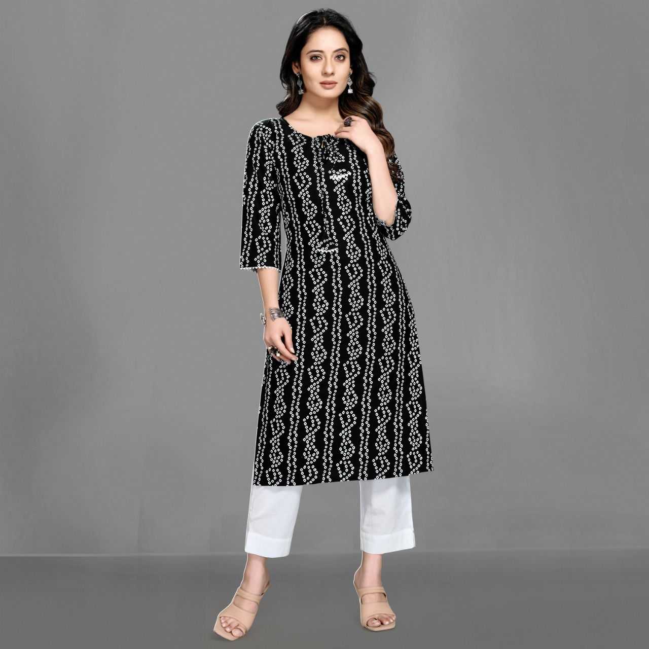 YNF RAYON PRI 1017 KURTIS WHOLESALE PRINTED RAYON LADIES KURTIS MANUFACTURER