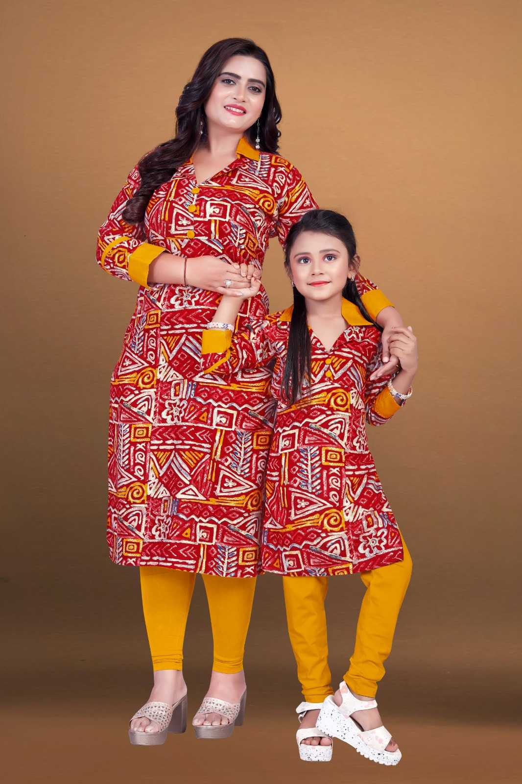 YNF RAYON WTX ANU RADHA MOTHER & DAUGHTER COMBO WHOLESALE TPO & PENT MANUFACTURER