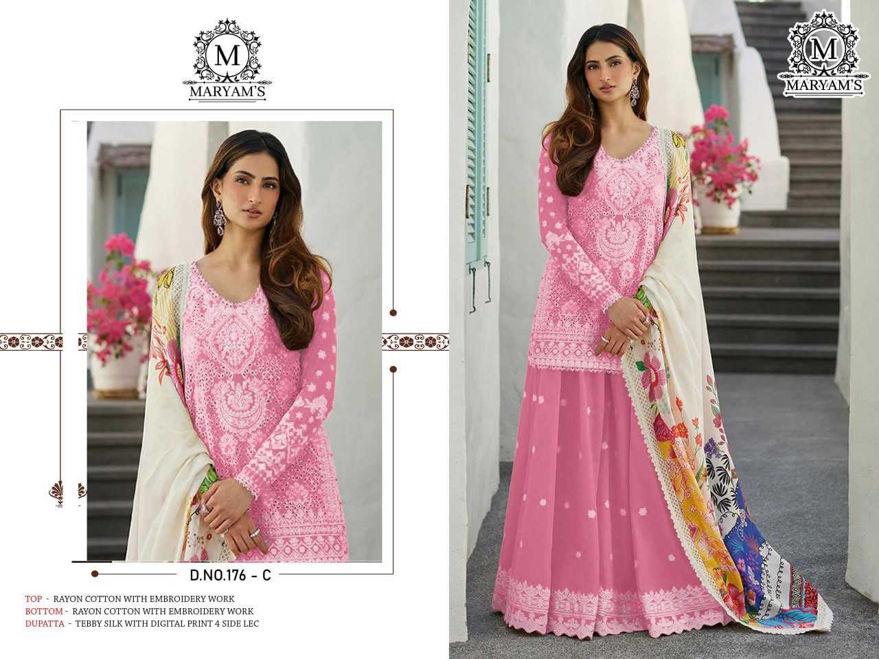 YNF REYON COTTON KAL 176 SUITS & DRESSESS WHOLESALE UNSTITCHED SUITS MANUFACTURER