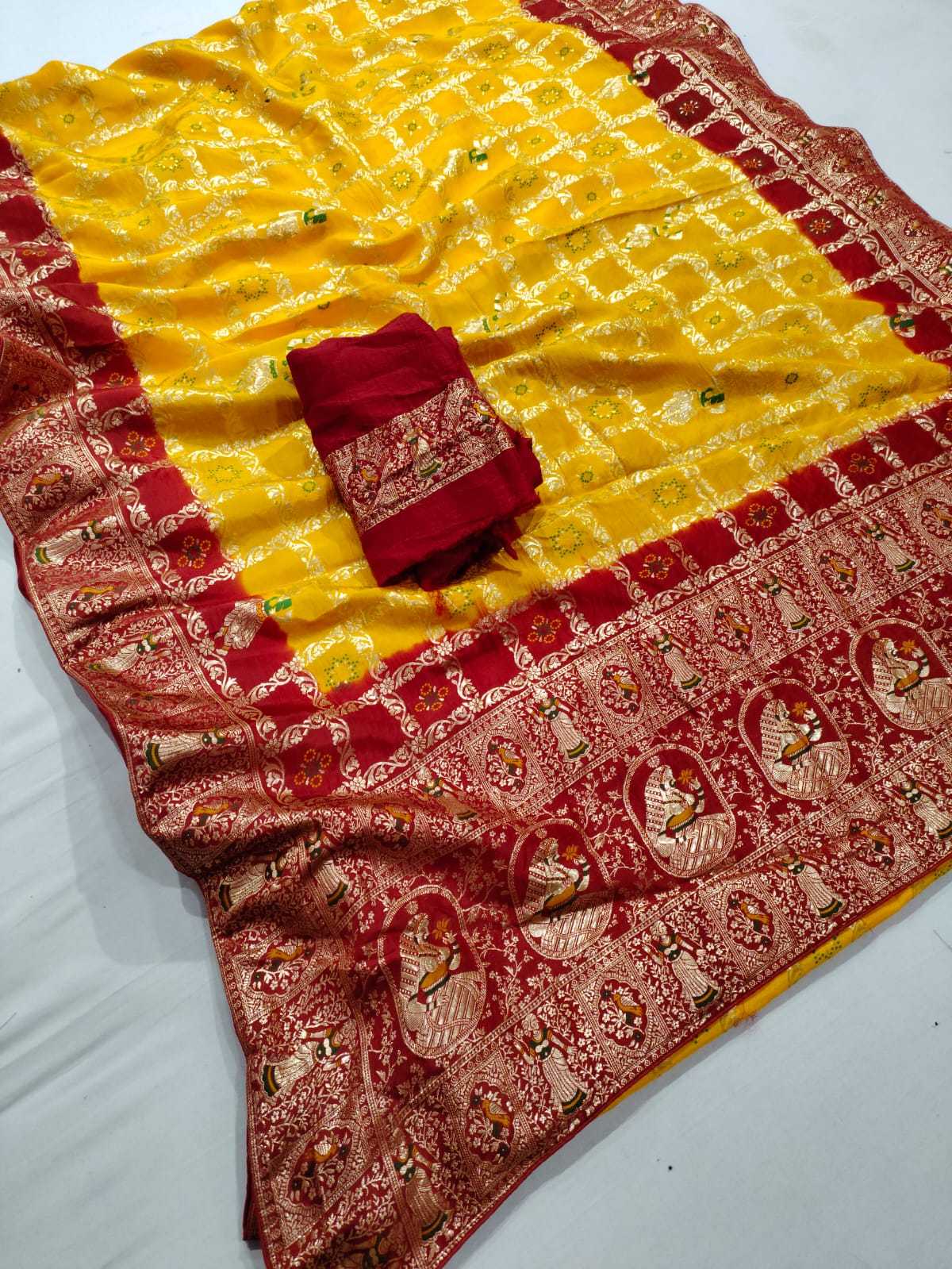 YNF RUSSIAN SILK NSD 42 WHOLESALE DURGA POOJA SAREES MANUFACTURER