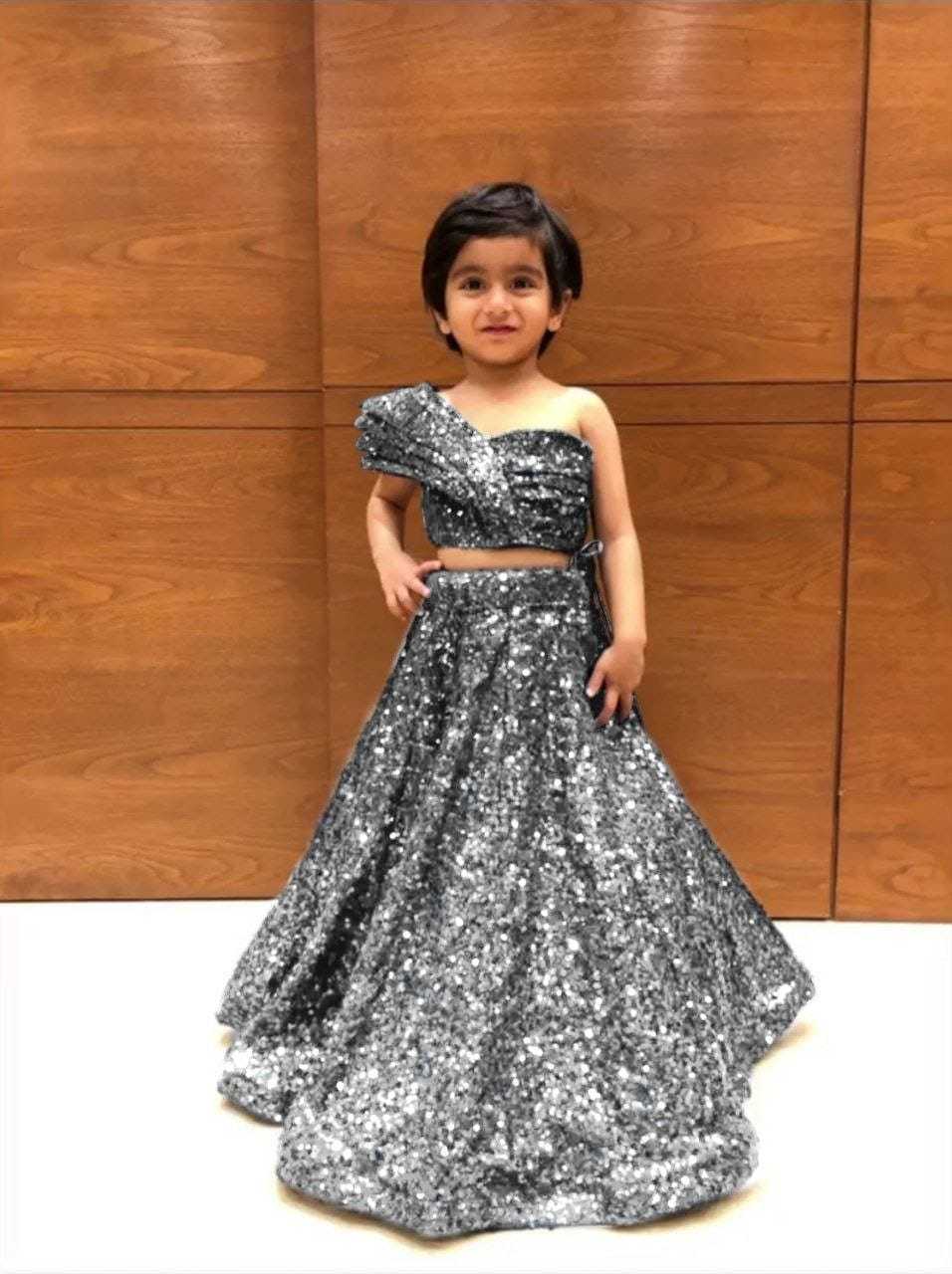 YNF SOFT NET RIN157 8008 KIDS WEAR WHOLESALE KIDS LEHENGAS MANUFACTURER