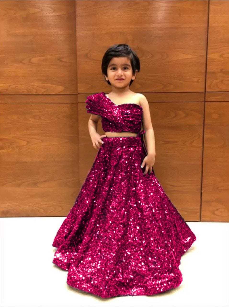 YNF SOFT NET RIN157 8008 KIDS WEAR WHOLESALE KIDS LEHENGAS MANUFACTURER