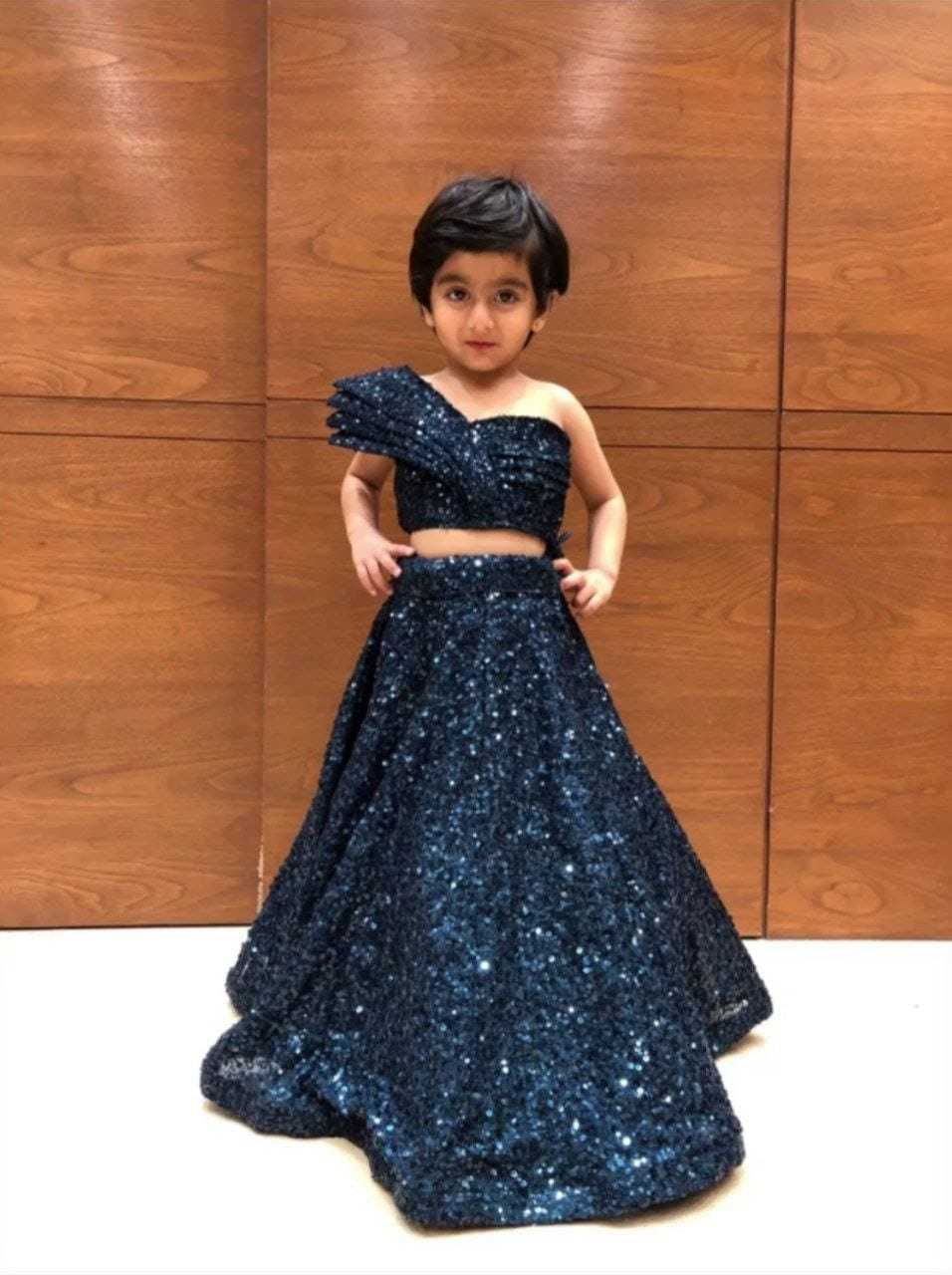 YNF SOFT NET RIN157 8008 KIDS WEAR WHOLESALE KIDS LEHENGAS MANUFACTURER