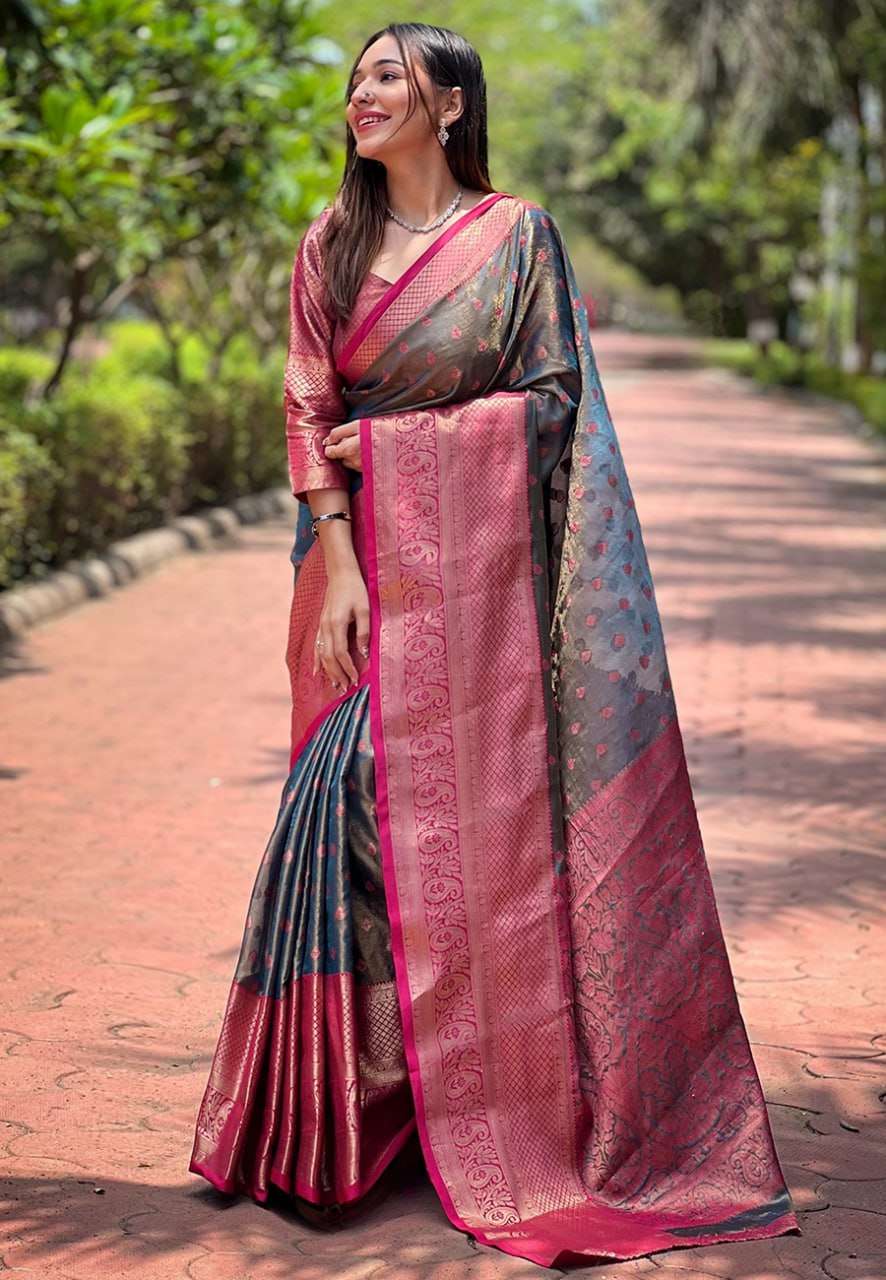 YNF TISSUE REW SUPERHIT PATTU SILK SAREES WHOLESALE KANJEEVARAM PATTU TRADITIONAL SAREES MANUFACTURER