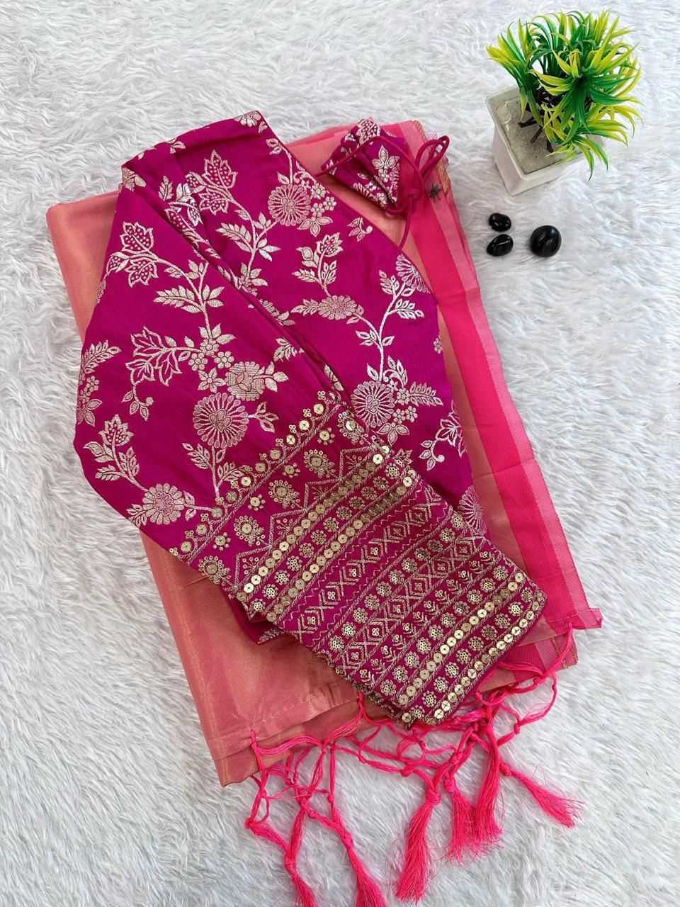 YNF TISSUE SILK RSF 651-B SILK SAREES WHOLESALE TISSUE SILK PLAIN SOLID SAREES MANUFACTURER