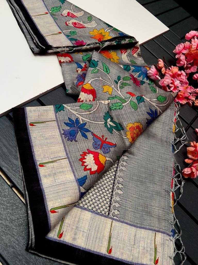 YNF TUSSAR SILK ANT 50 SILK SAREES WHOLESALE SOFT SILK TUSSAR SILK PRINTED SILK SAREES MANUFACTURER