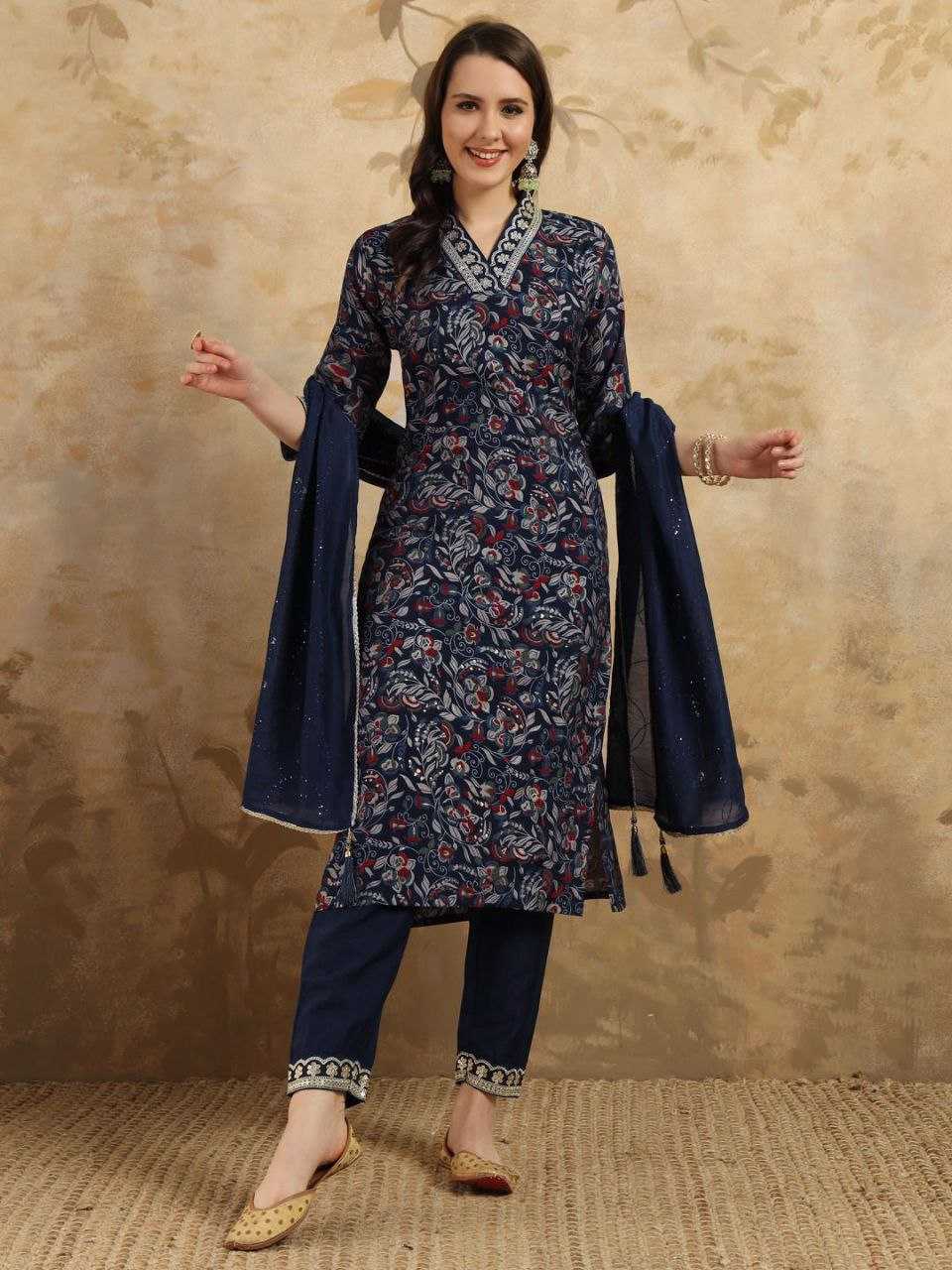 YNF CHANDERI  RIN126 262 SUITS & DRESSES WHOLESALE LADIES LADIES SILK ZARI WORK CHANDERI SUITS MANUFACTURER