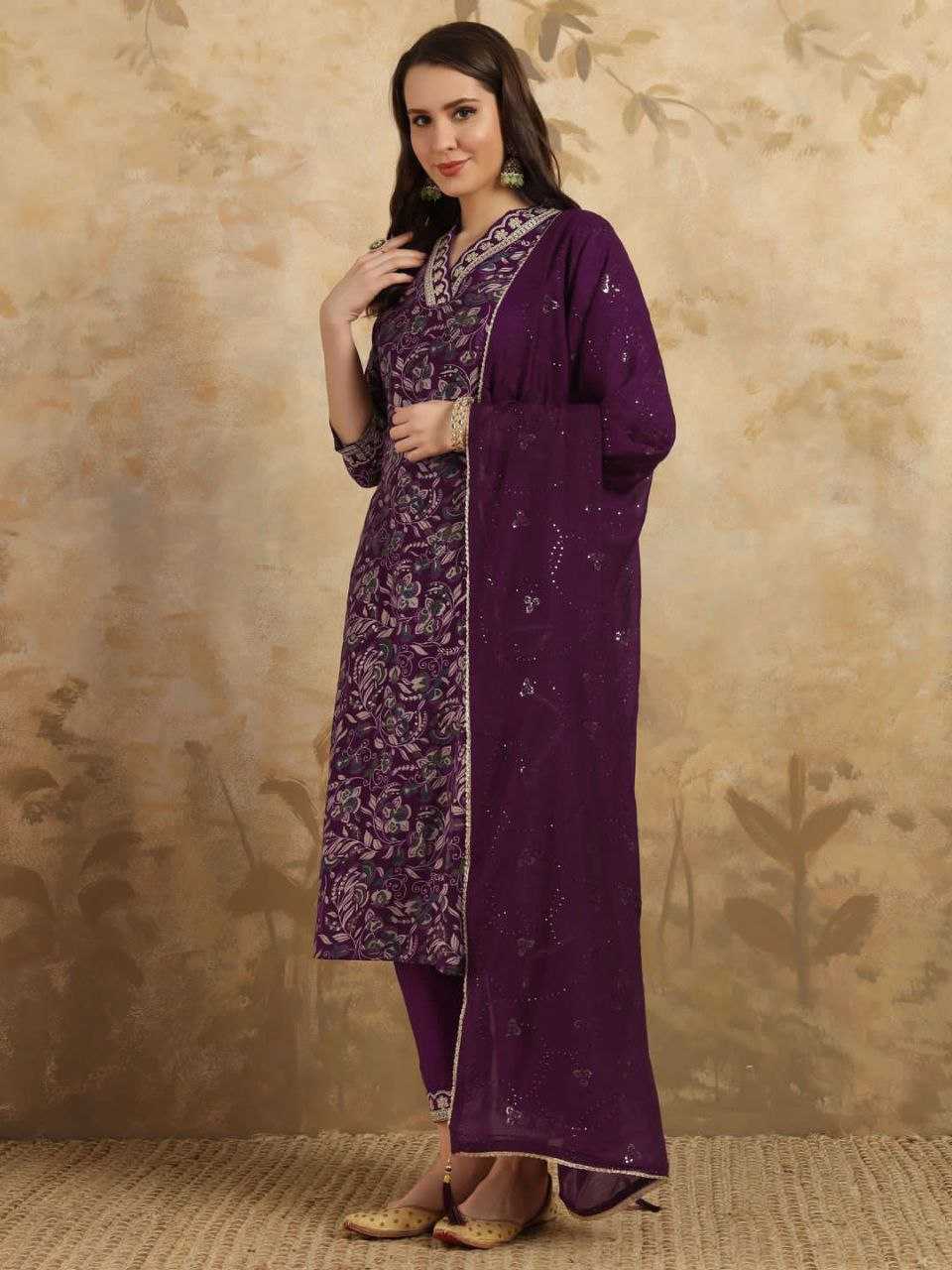 YNF CHANDERI  RIN126 262 SUITS & DRESSES WHOLESALE LADIES LADIES SILK ZARI WORK CHANDERI SUITS MANUFACTURER