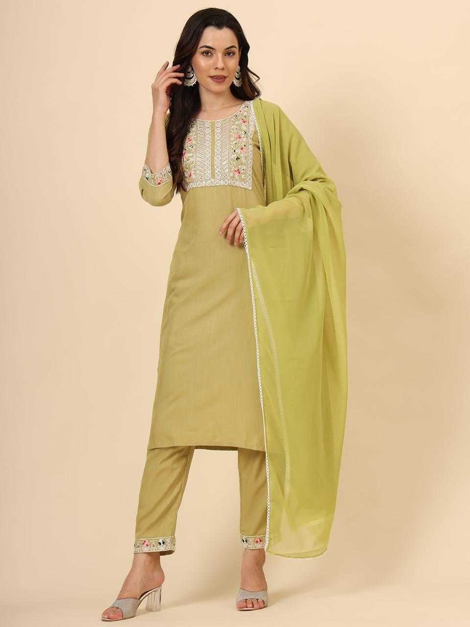 YNF COTTON RIN188 MAZZA SUITS & DRESSES WHOLESALE LADIES EMBROIDERY COTTON SUITS MANUFACTURER