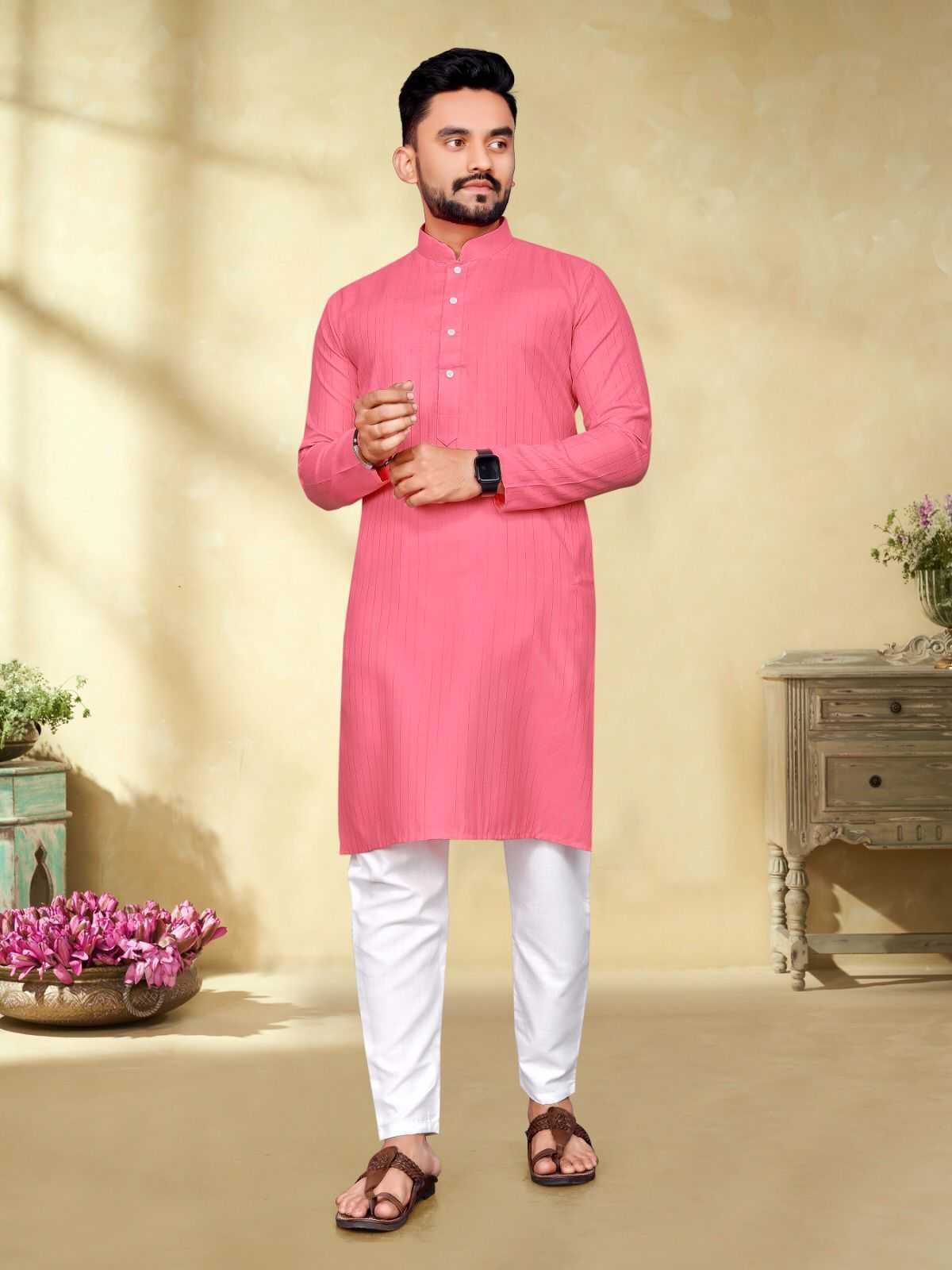 YNF COTTON RIN191 WTX06 MENS WEAR WHOLESALE MENS KURTA PYJAMA MANUFACTURER