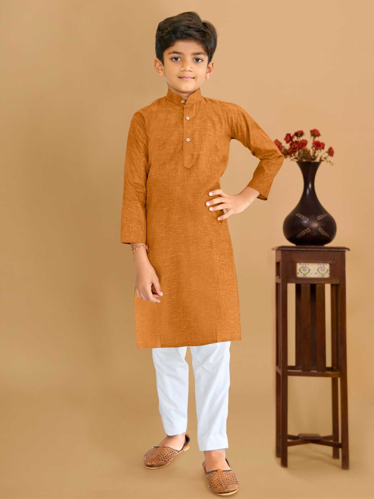  YNF COTTON RIN191 WTX07 KIDS WEAR WHOLESALE BOYS KURTA PYJAMA MANUFACTURER